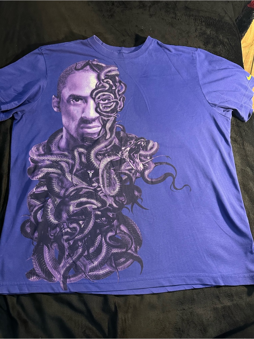 Nike Kobe Bryant Medusa Snake Graphic Dri-FIT Tee Purple XL